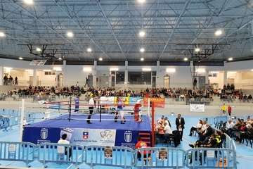 El boxeo volvió a Telde con una velada en el Pabellón Juan Carlos Hernández (Foto TA)
